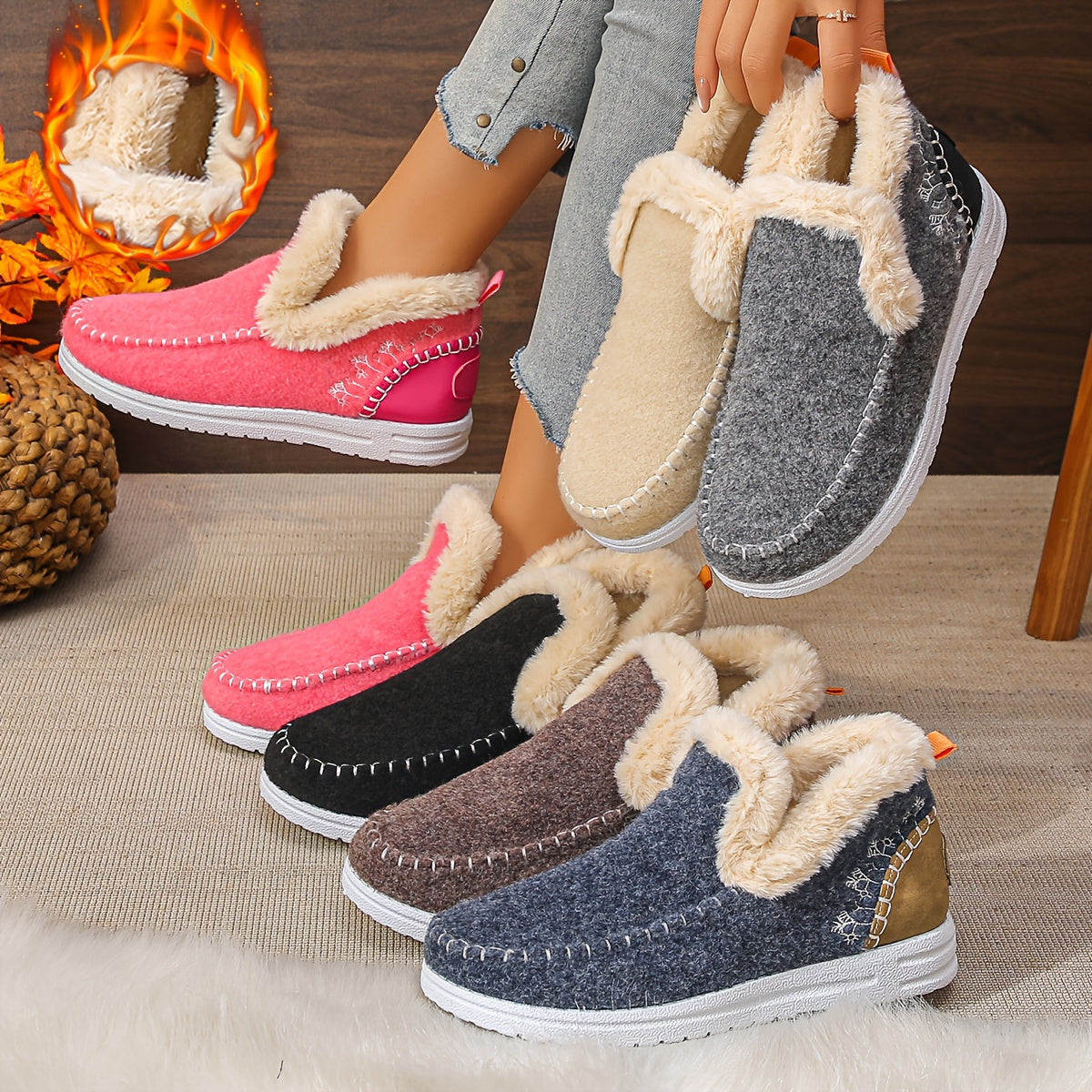 Charlotte™ | Wool-Lined Everyday Slippers