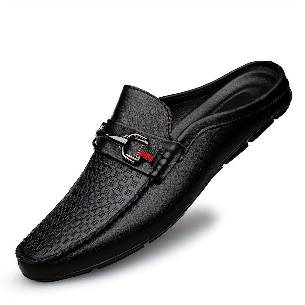 George™ | Breathable Open-Back Moc Toe Mules