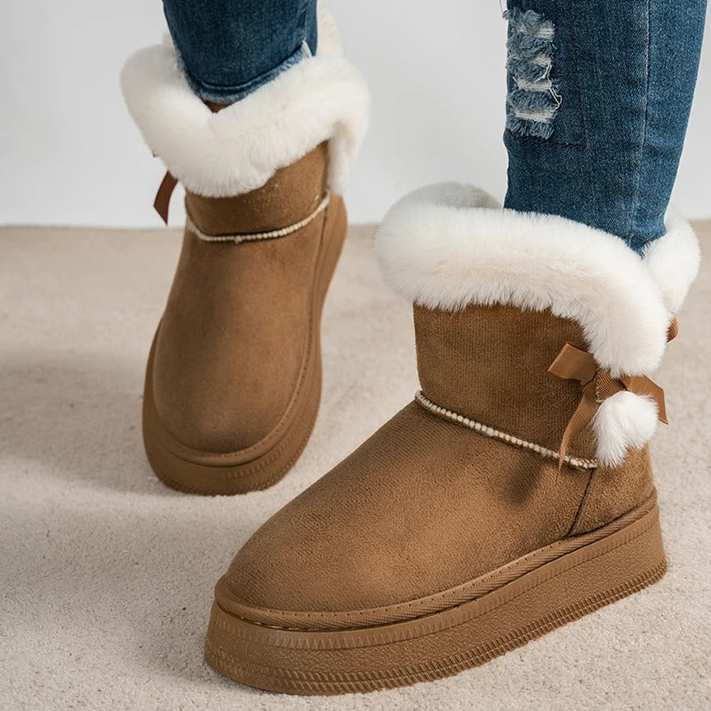 Noah | Suede Platform Boots