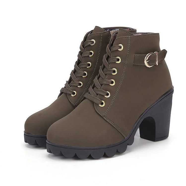 Noah | Women's Lace-Up Ankle Boots
