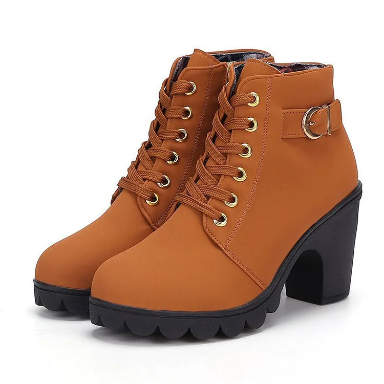 Noah | Women's Lace-Up Ankle Boots