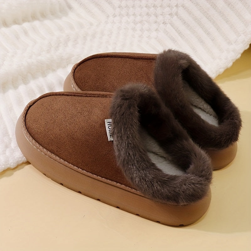 Sophie™ | Wool-Lined Platform Winter Slippers