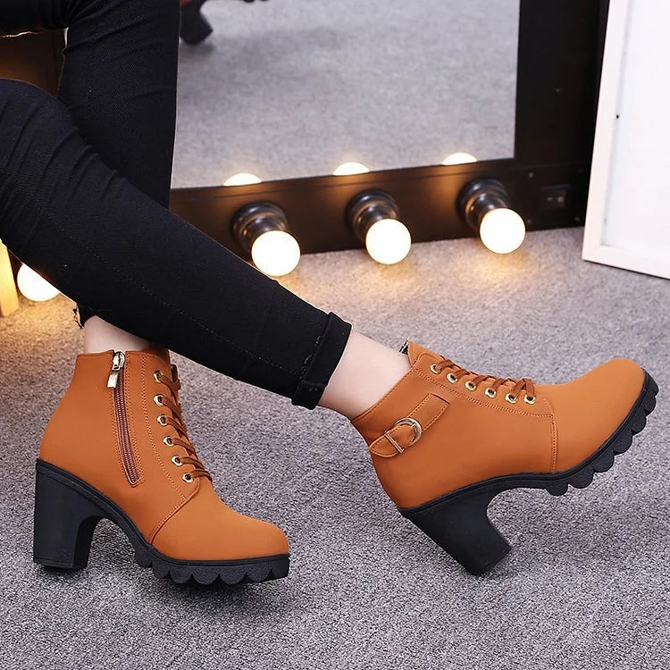 Noah | Women's Lace-Up Ankle Boots
