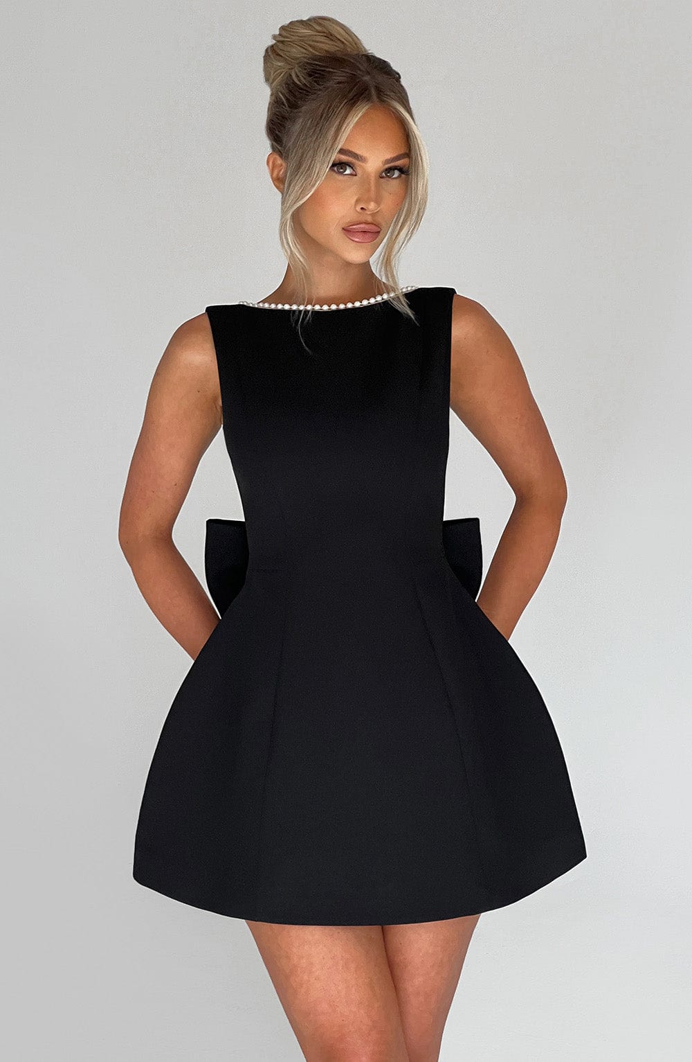 Catherine | Women's Wedding Guest Structured Mini Dress