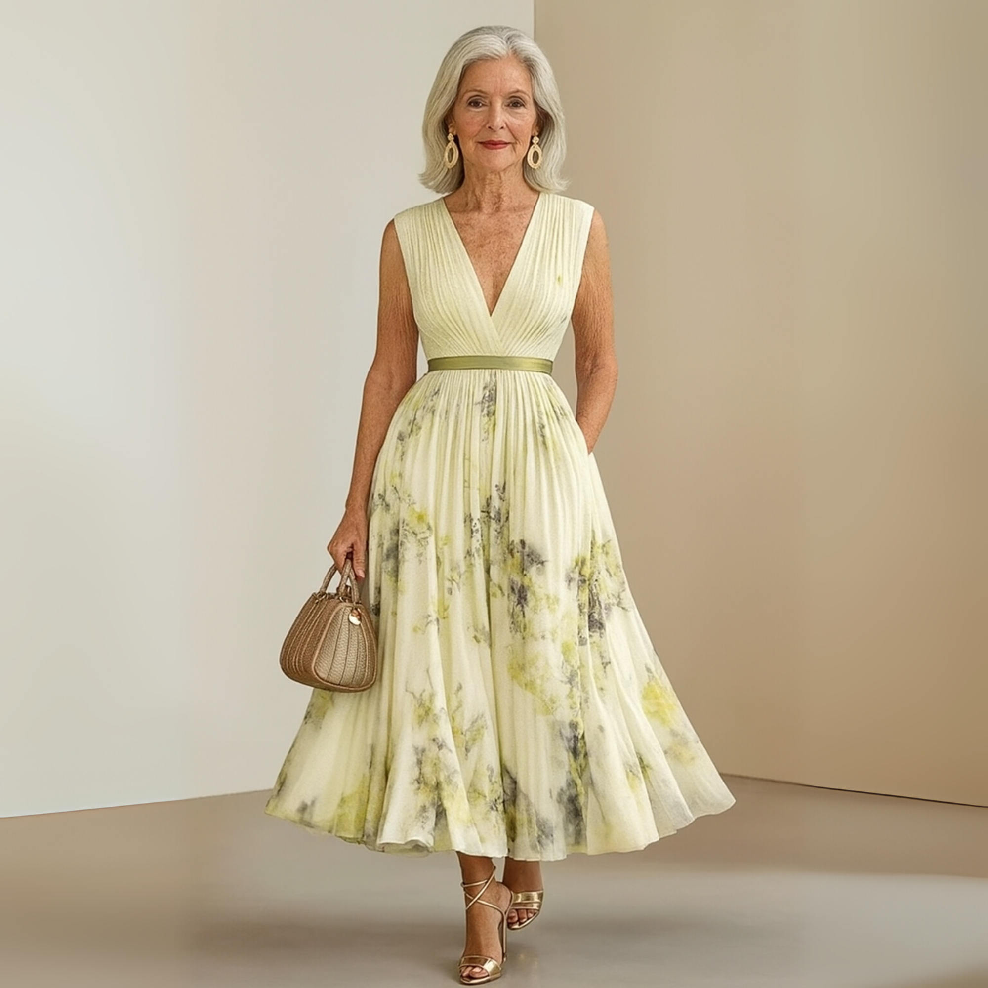 Jasmine | Women’s Flowy Sleeveless Summer Maxi Dress