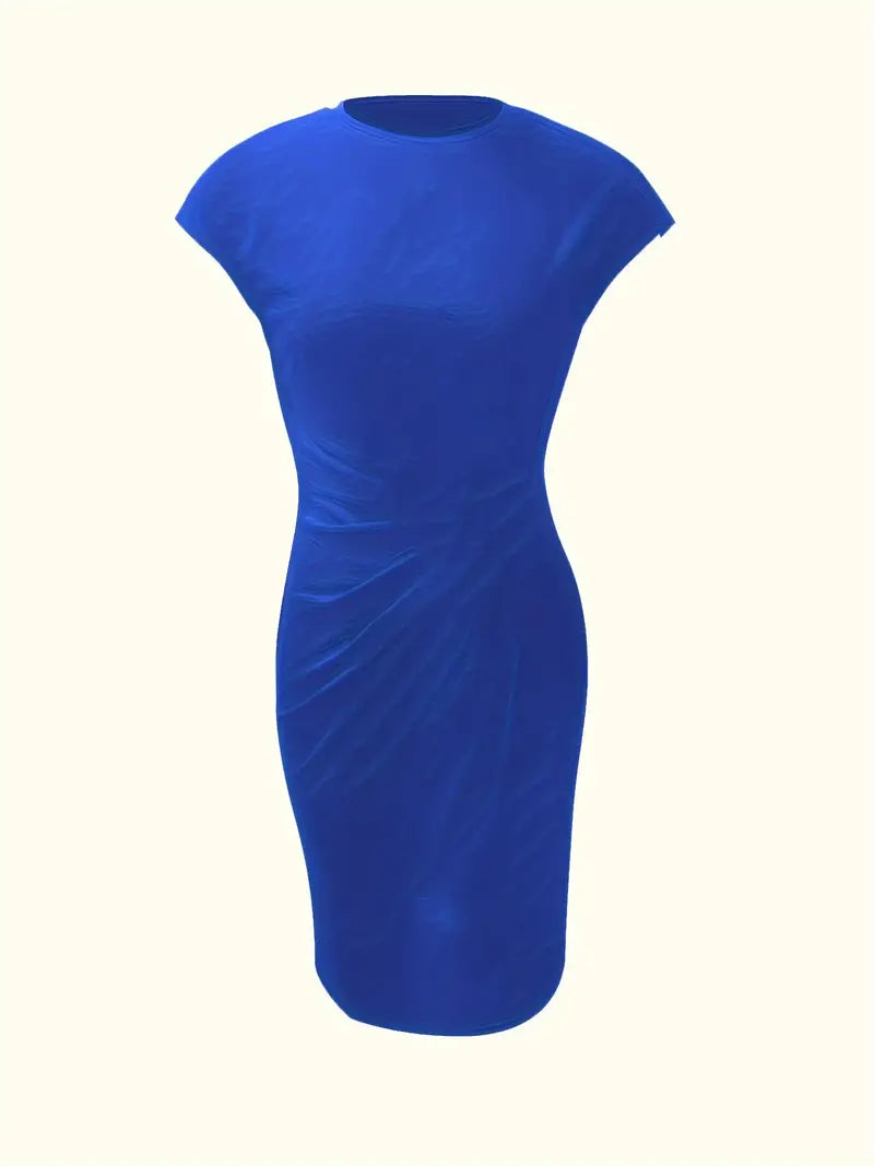 Katie | Women’s Classic Short Sleeve Bodycon Dress