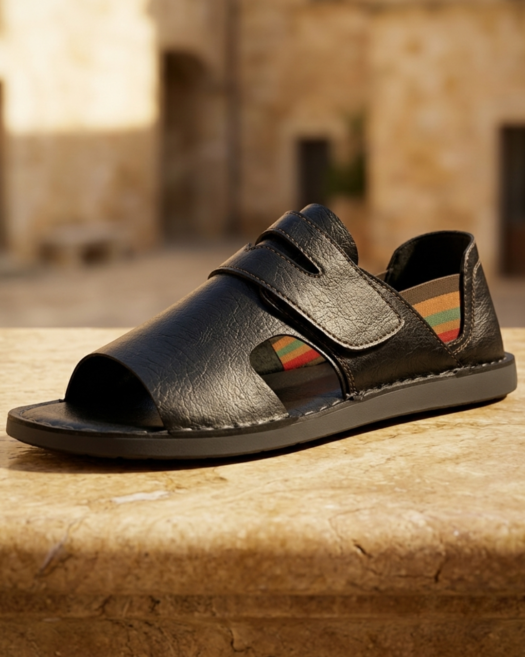Noah | Men's Orthopedic Leather Sandals