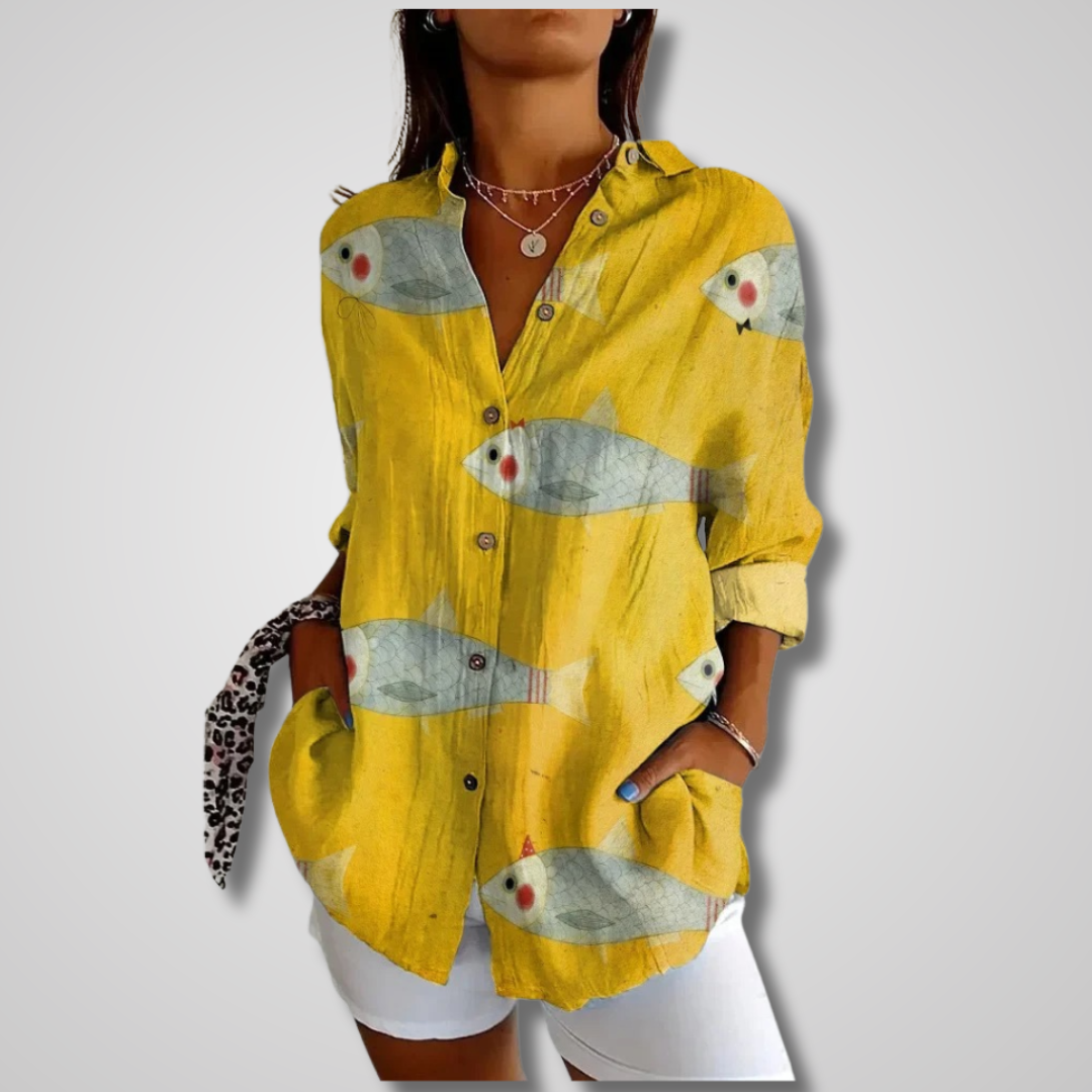 Blair | Women Summer Vintage Relaxed Shirt