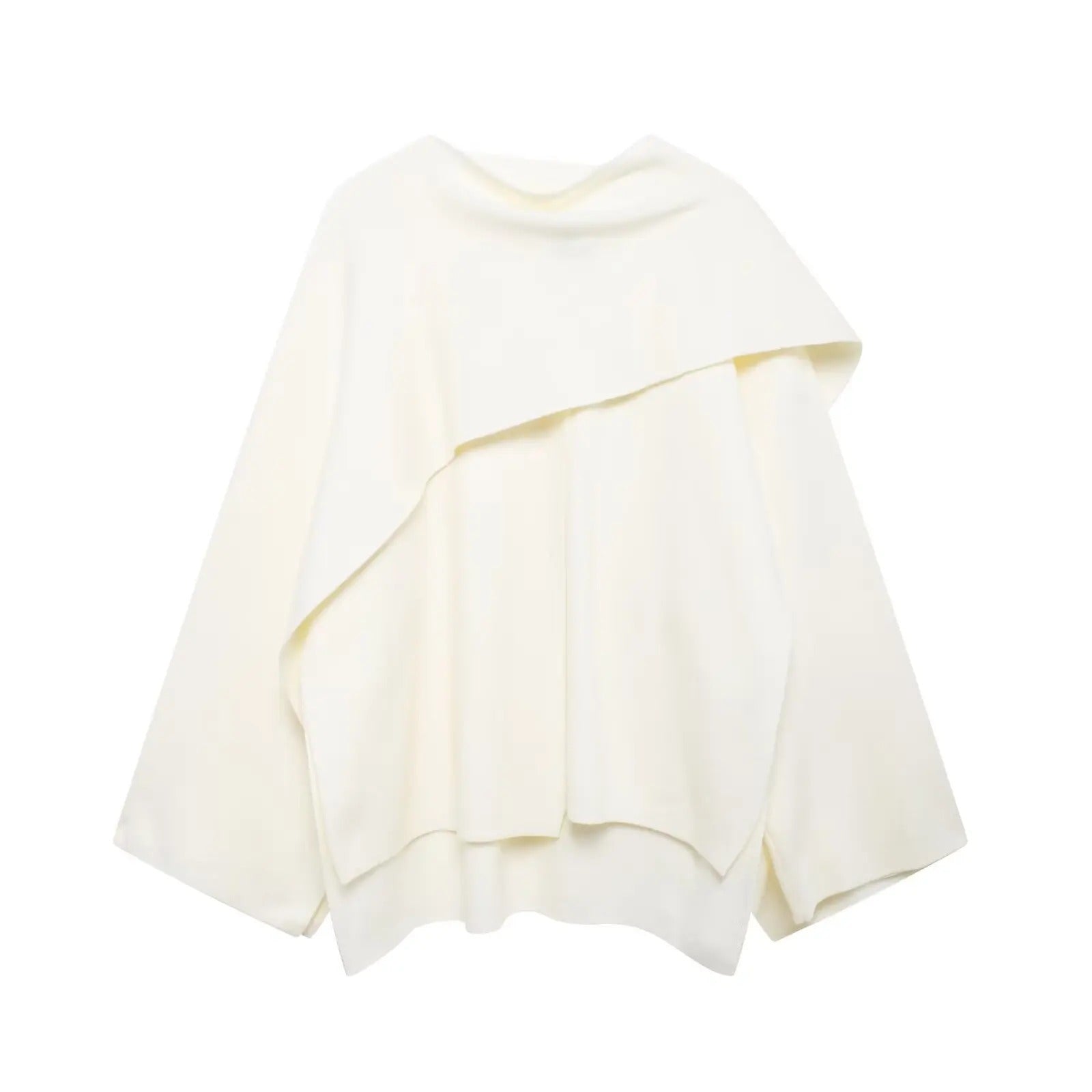 Paige | Women Elegant Draped Cape Coat