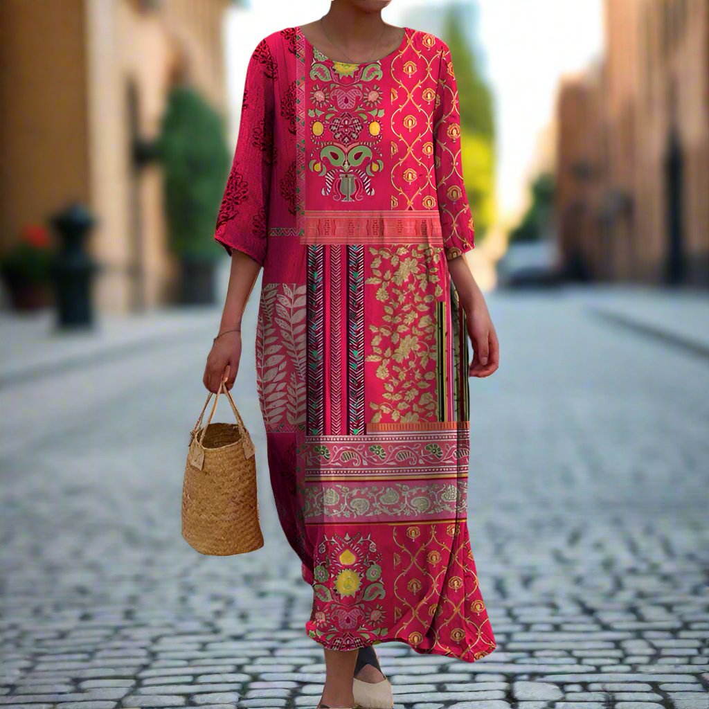 Isabella | Women’s Summer Ethnic Bohemian Maxi Dress