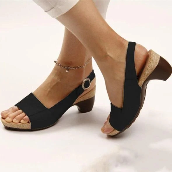 MarleyShoes | Elegance Orthopedic Heeled Sandals