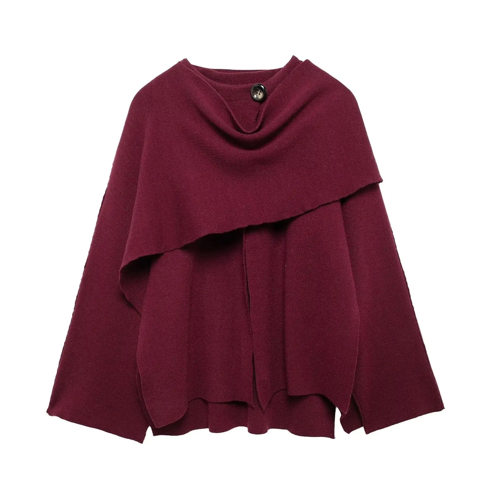 Paige | Women Elegant Draped Cape Coat