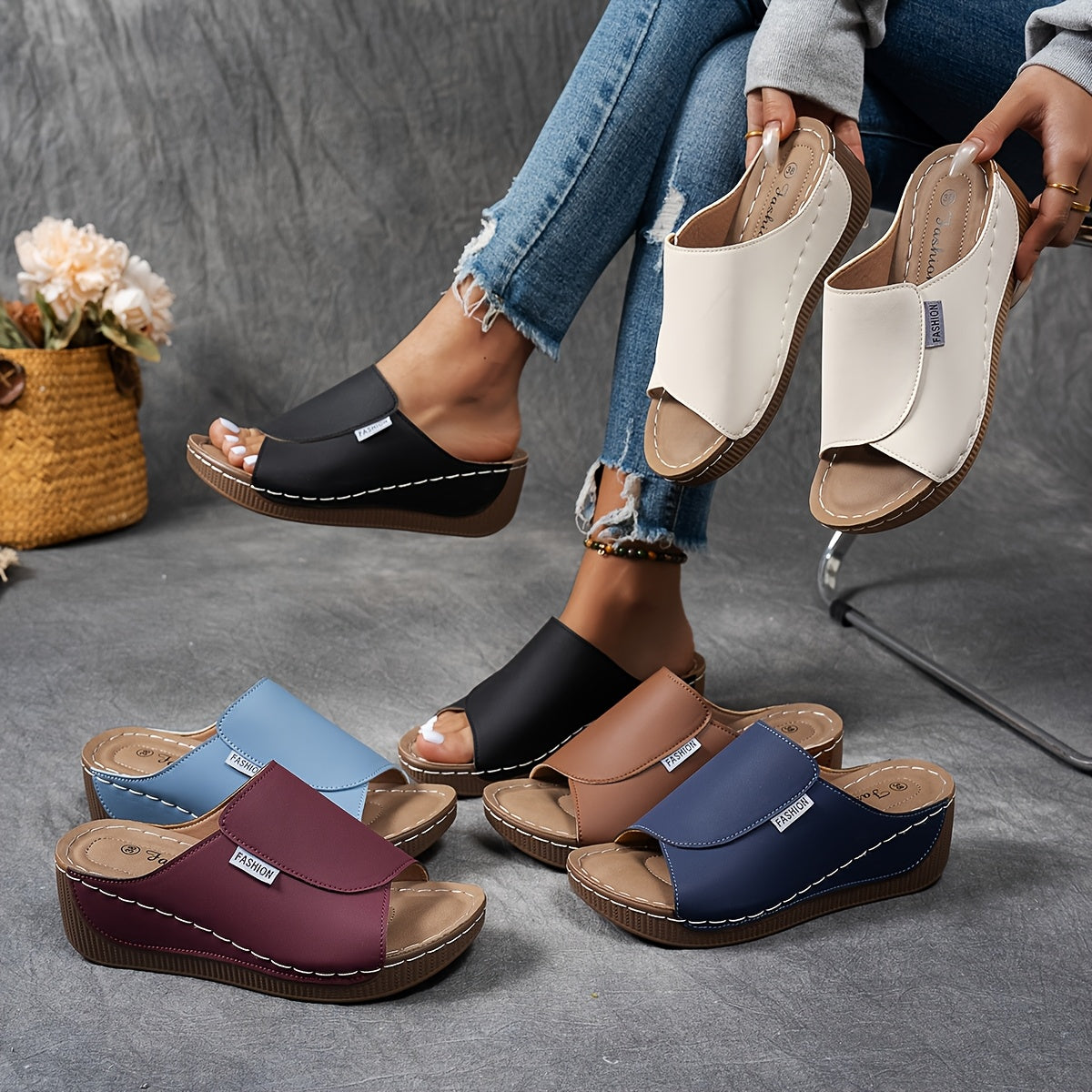 Marley | Orthopedic Slide Sandals