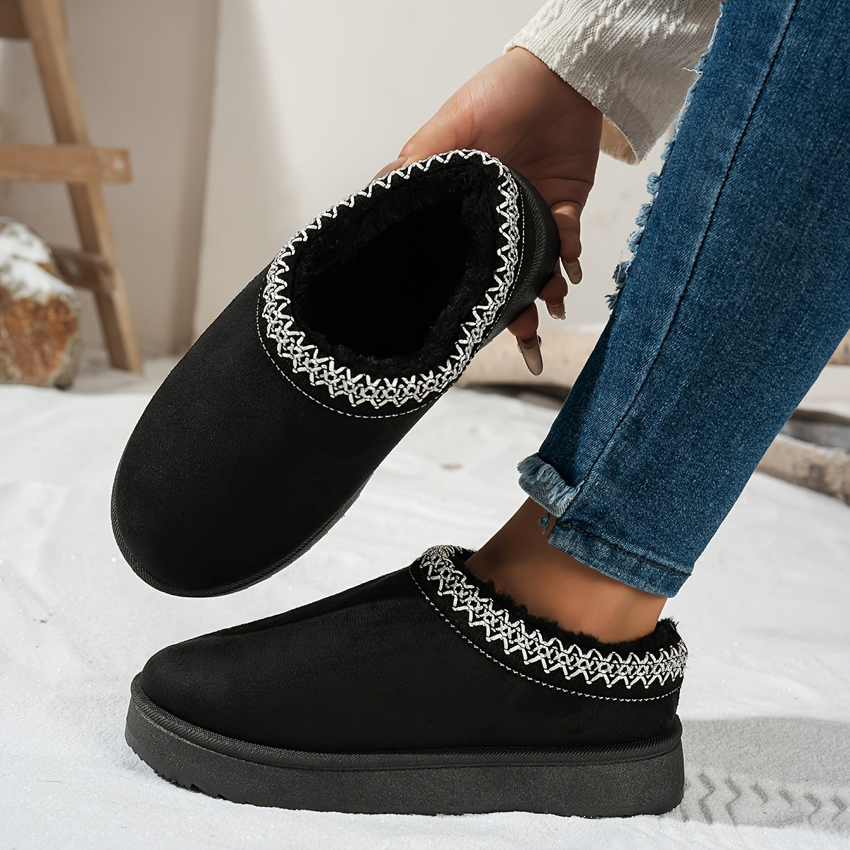 Grace™ | Fleece-Lined Vintage Ankle Boots