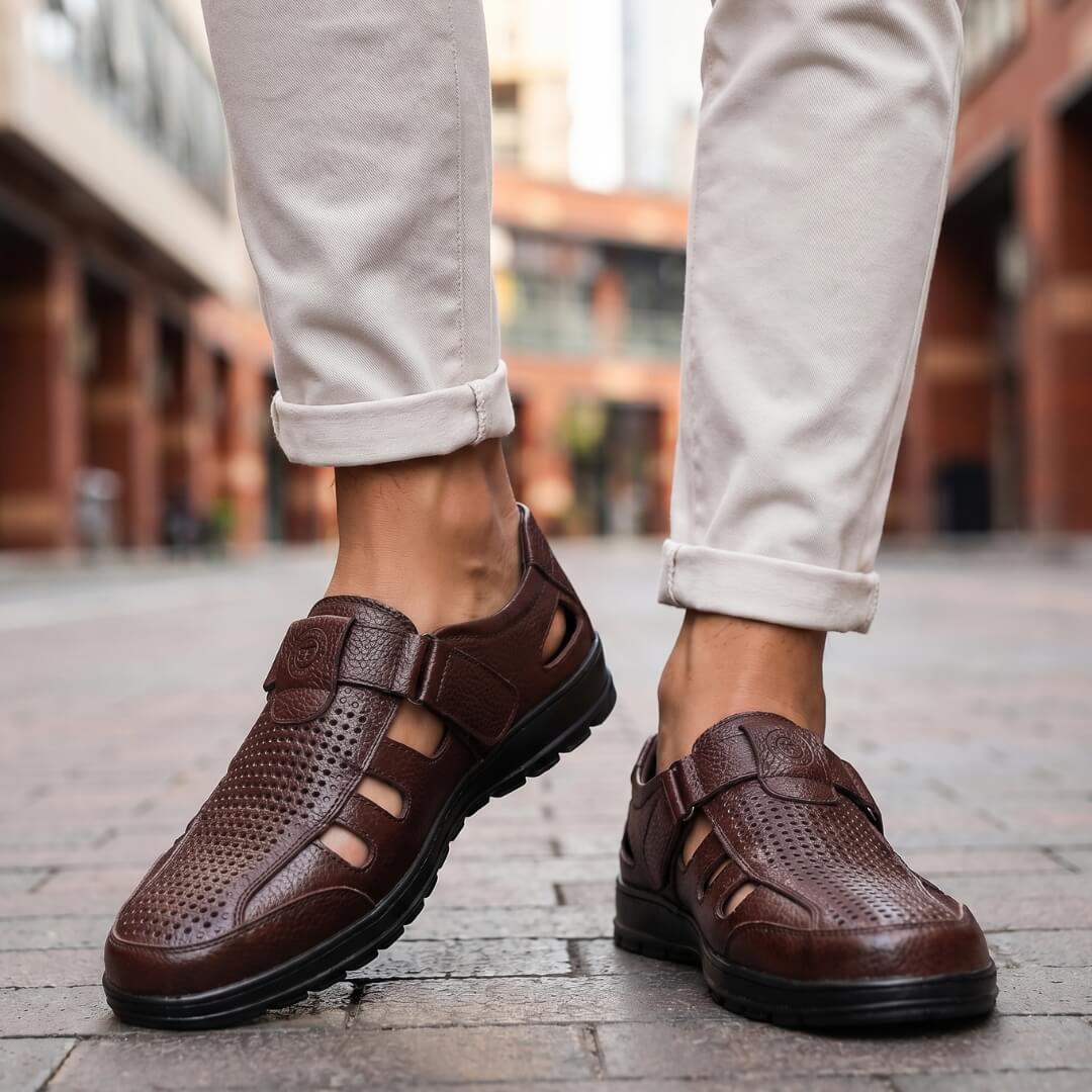 Hudson Leather Sandals