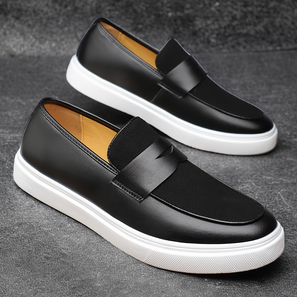 Noah | Men’s Black Leather Loafers