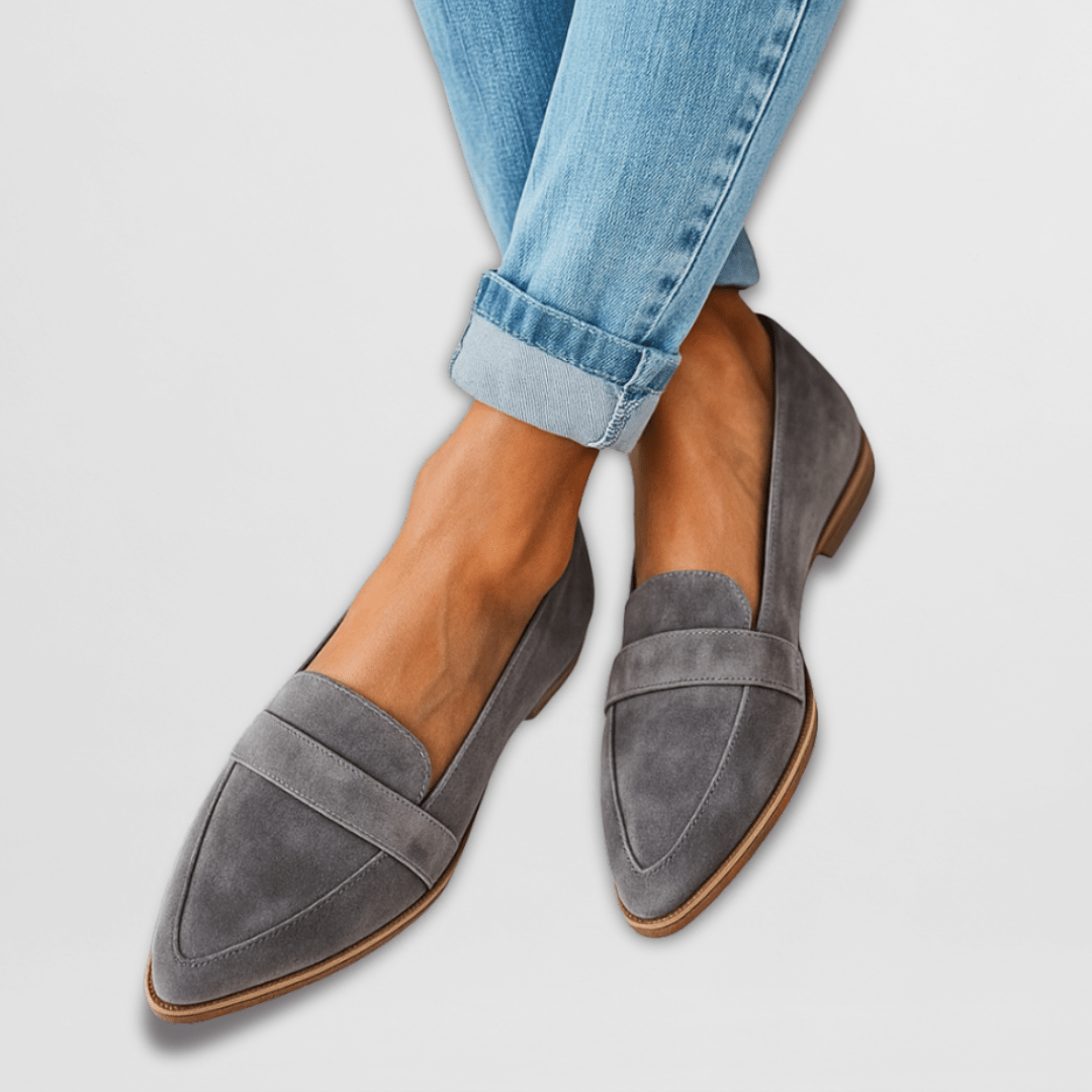 Helen | Suede Loafers for Women