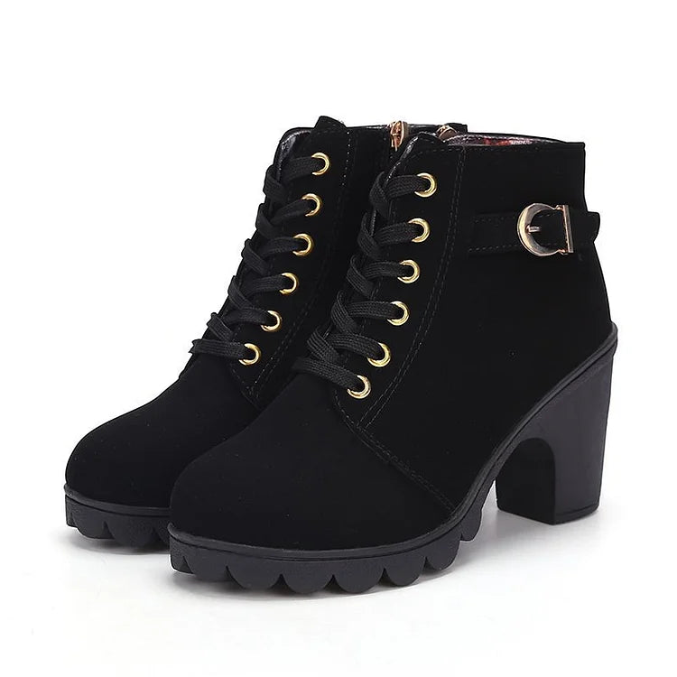 Noah | Women's Lace-Up Ankle Boots
