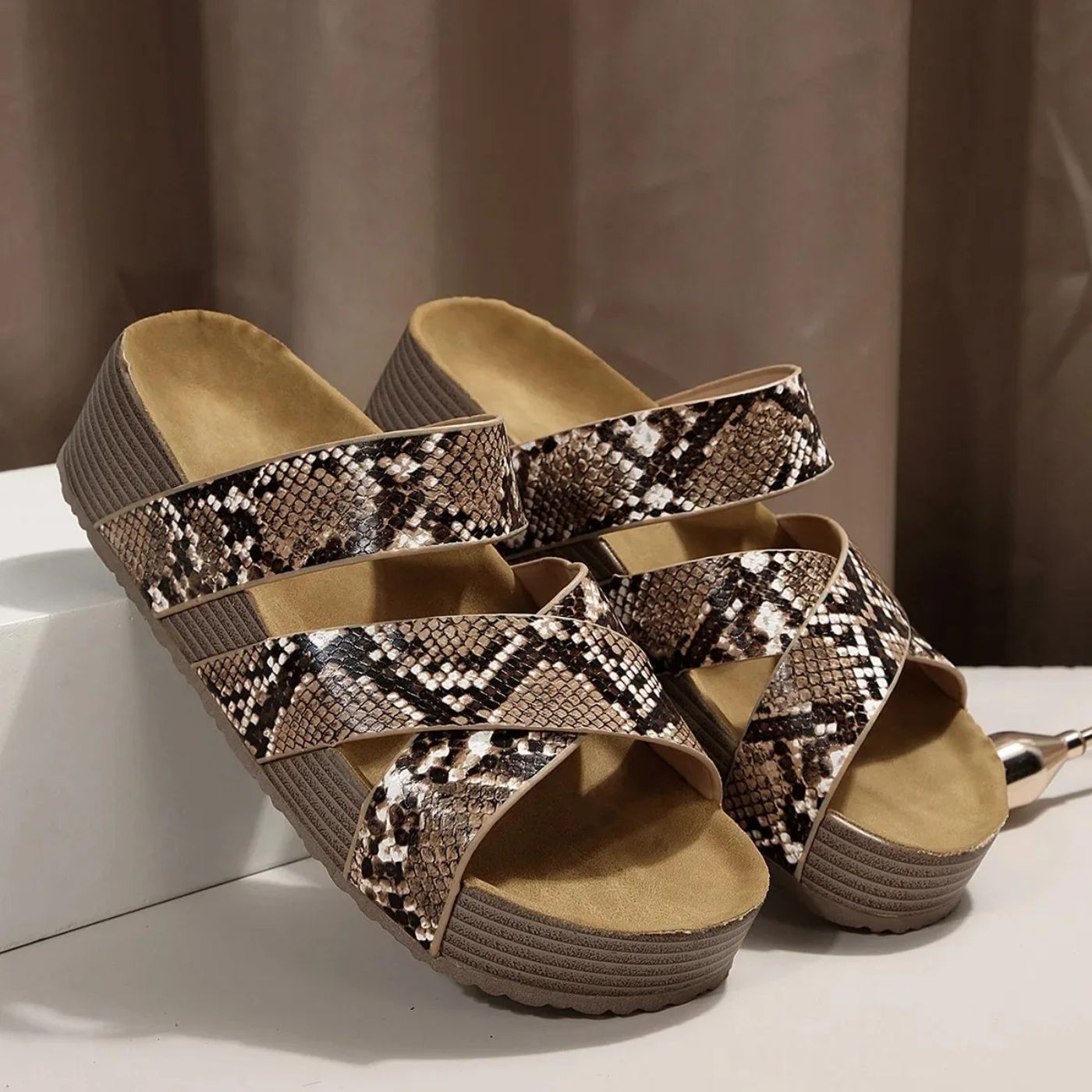 Noah™ | Orthopedic Leather Strap Sandals