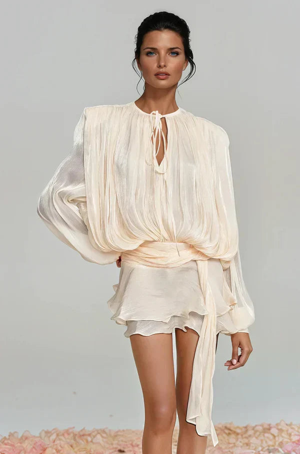 Aminah |  Ruffle Mini Dress