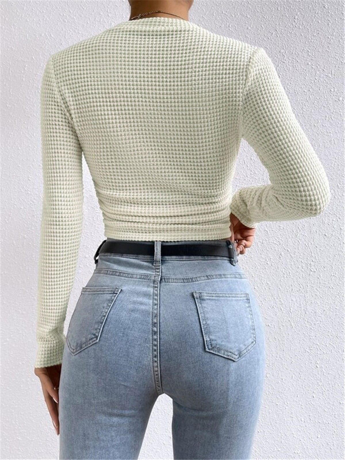 Emma | Women Spring Long Sleeve Crop Top