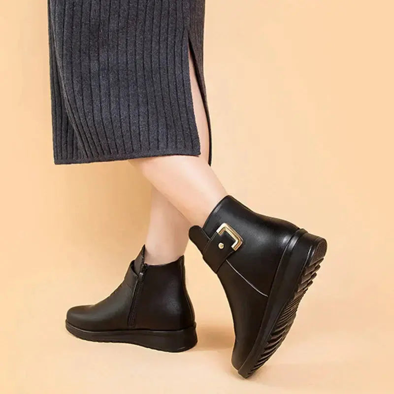 Noah | Faux Leather Ankle Boots