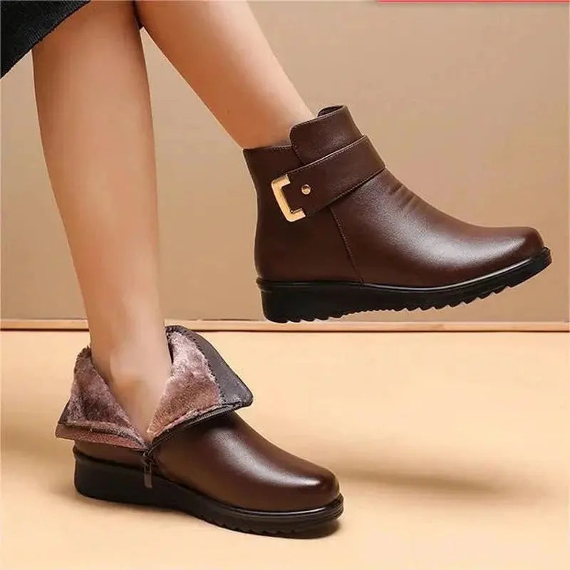 Noah | Faux Leather Ankle Boots