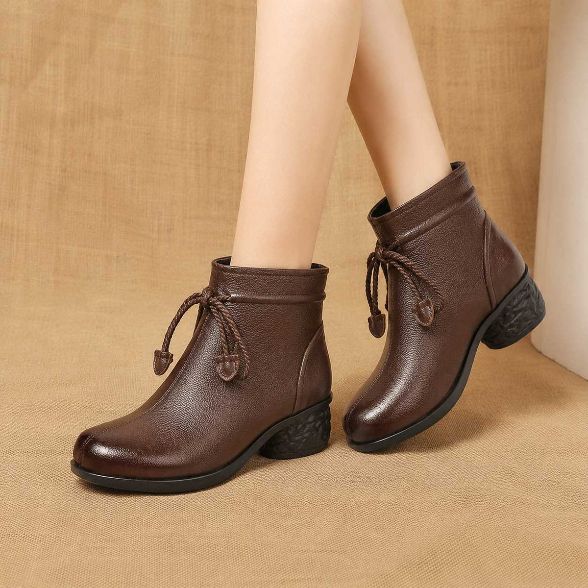Noah | Women's Leather Ankle Boots