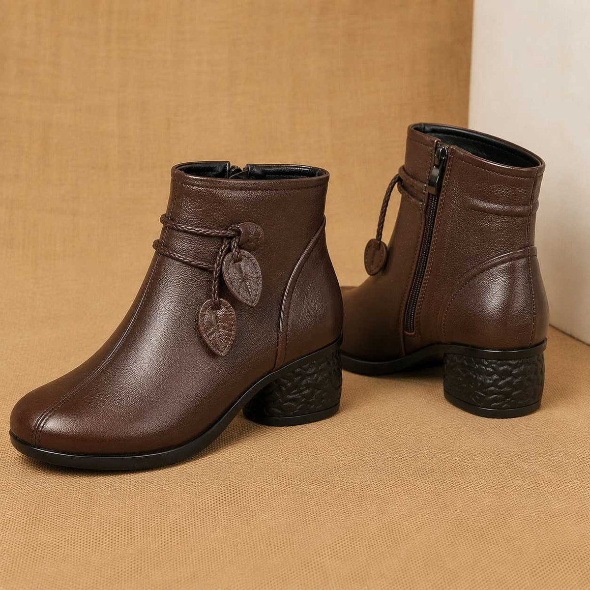Noah | Women's Leather Ankle Boots