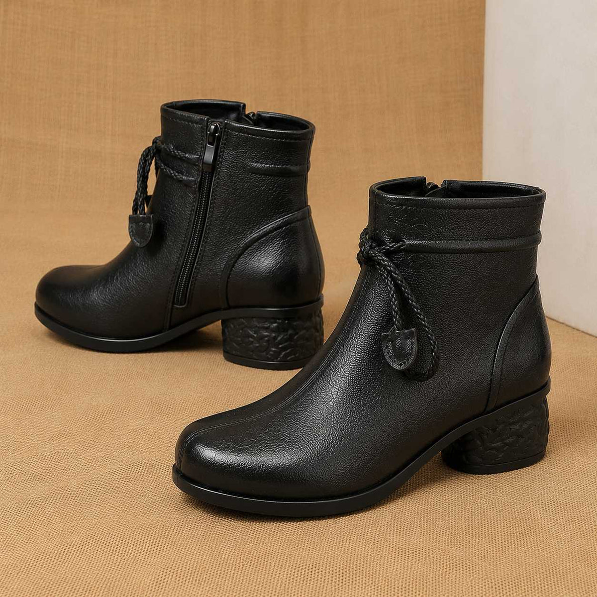 Noah | Women's Leather Ankle Boots