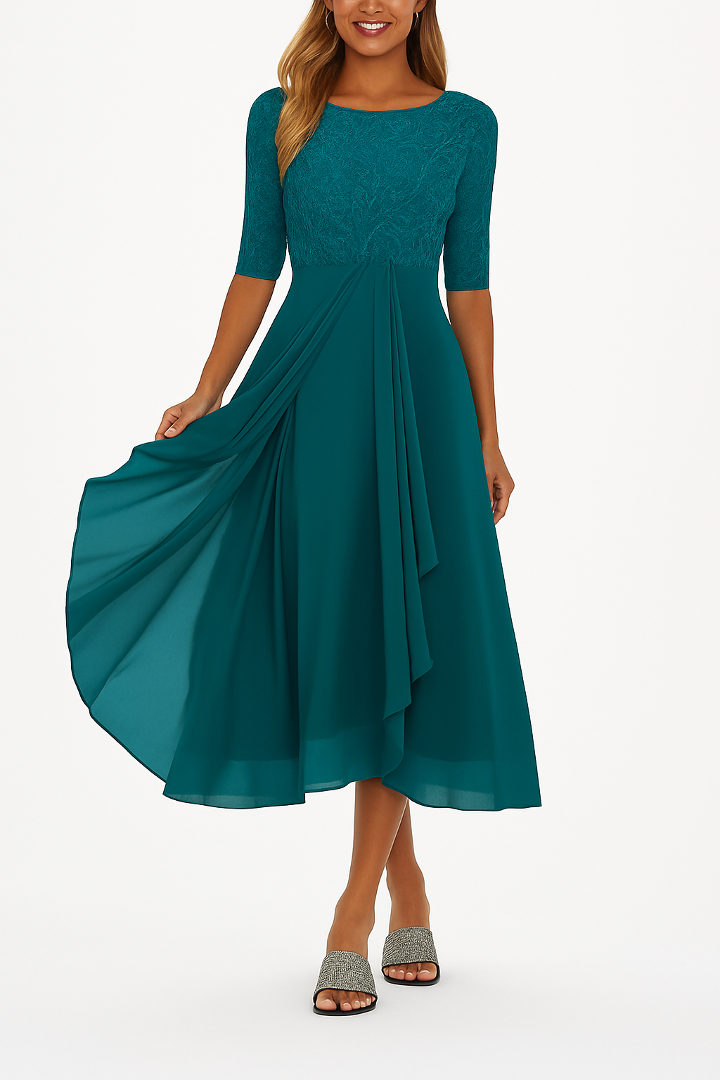 Florence | Women’s Summer A Line Midi Dress