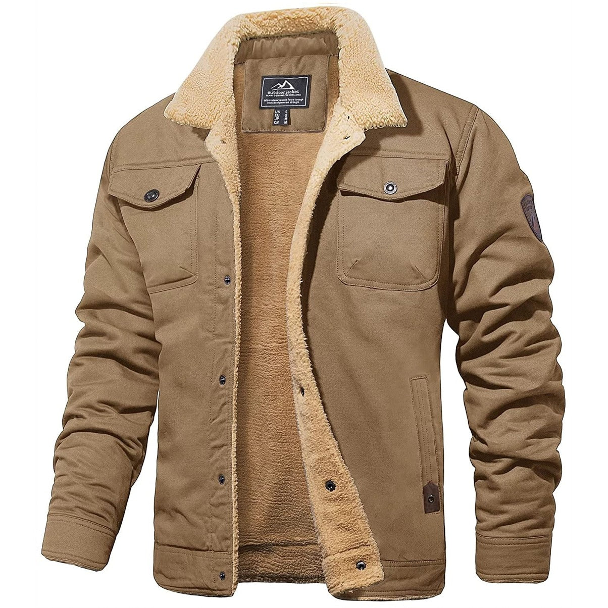Oliver | Men's Warm Sherpa-Lined Winter Jacket