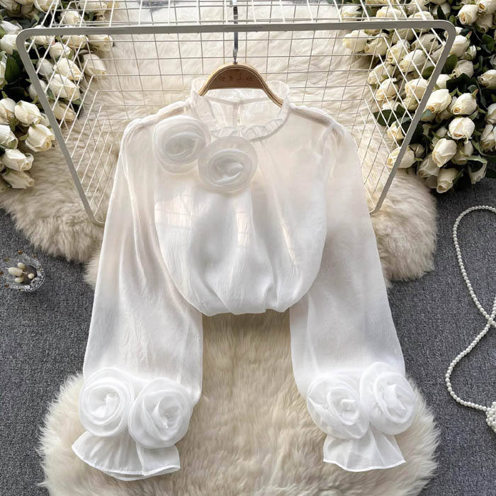 Lily | Women’s Elegant Spring Belly Cover Blouse