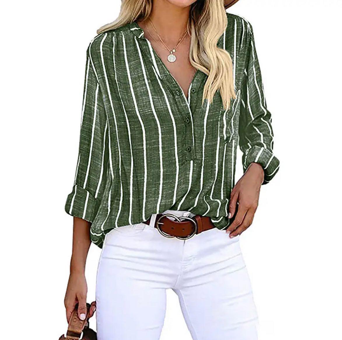 Emily | Women Summer Striped Casual Blouse