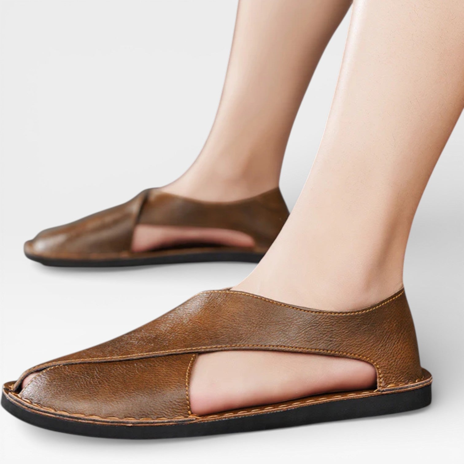 Noah™ | Men’s Classic Leather Sandals
