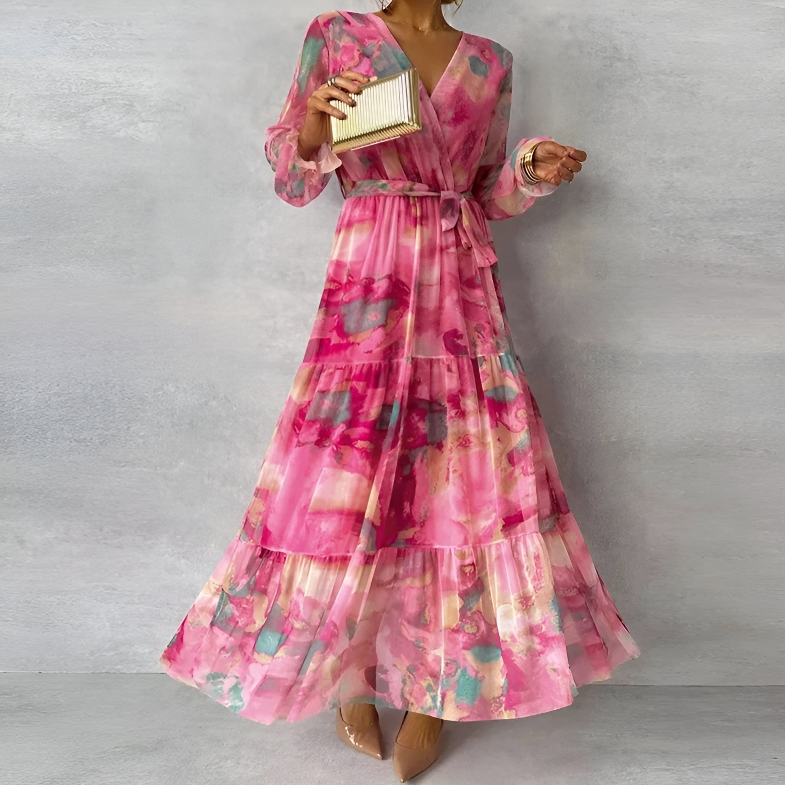Marizanne | Elegant Pleated Summer Dress
