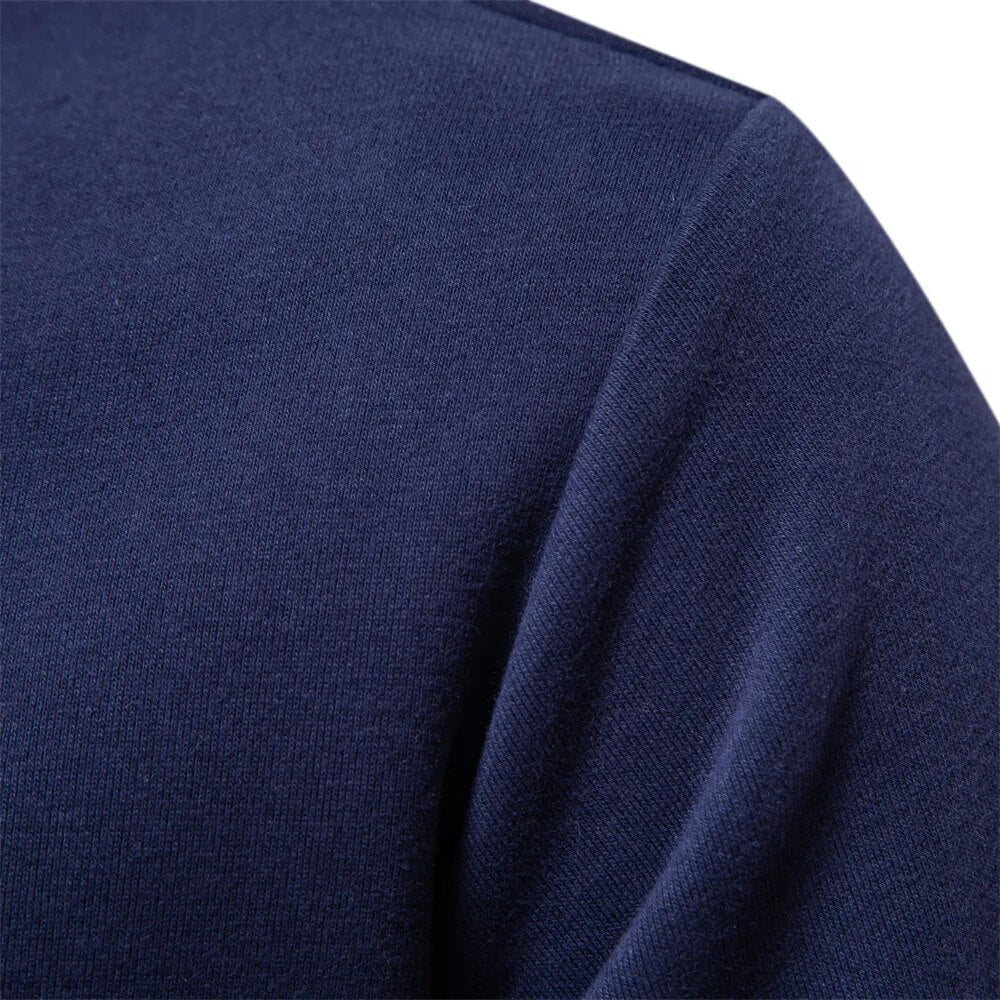 Patrick | Men’s Contrast Collar Long Sleeve Sweatshirt