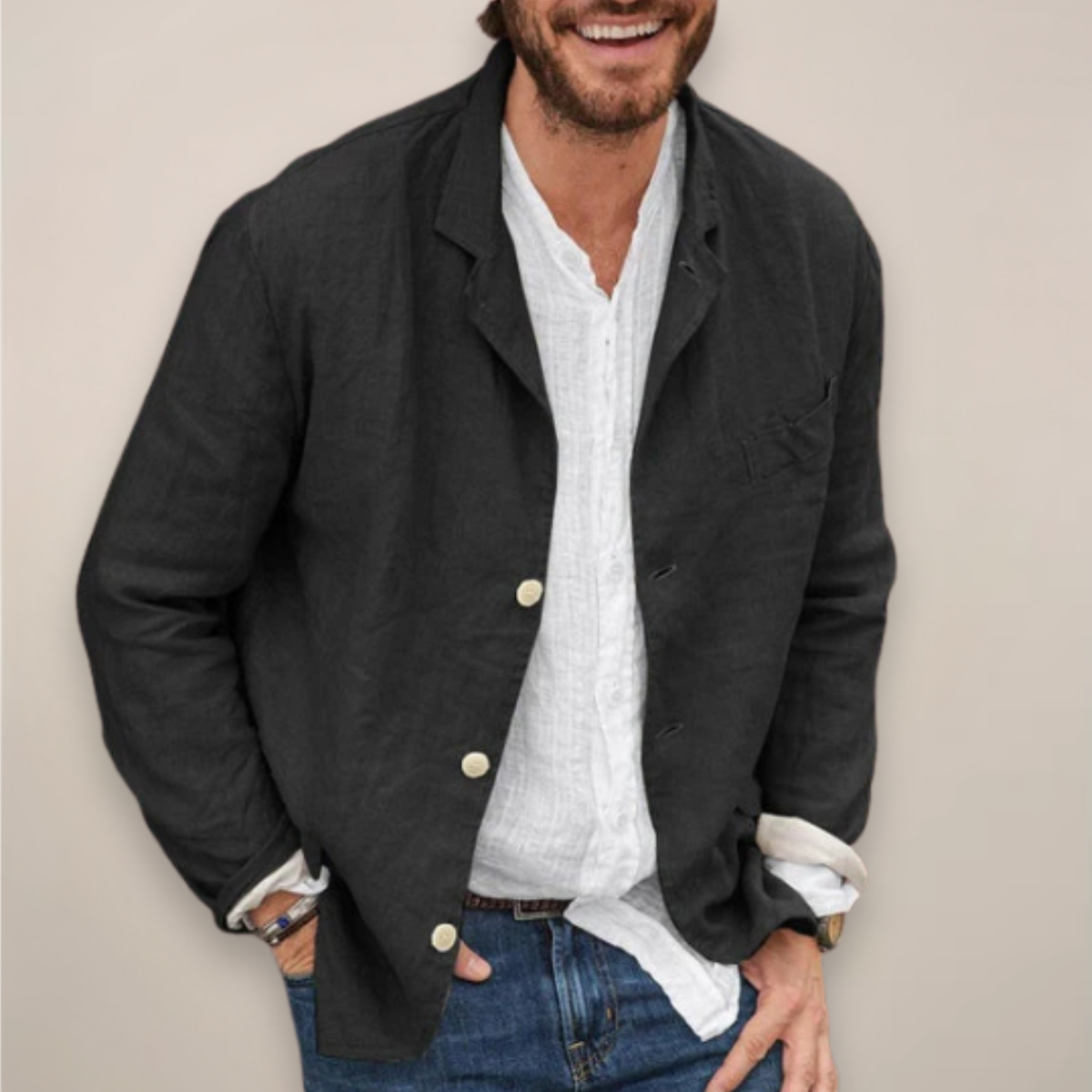 Stephen | Men’s Relaxed Fit Blazer Jacket Style