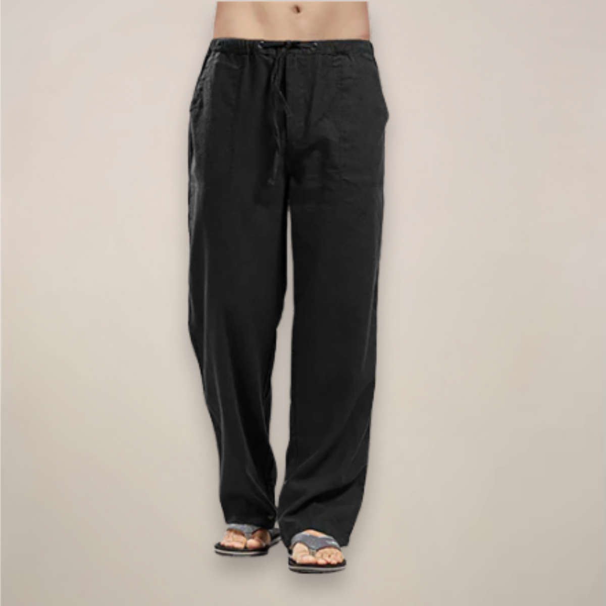 Thomas | Men’s Relaxed Fit Drawstring Pants Casual