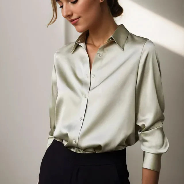 Ruby | Women Classic Button Down Elegant Blouse