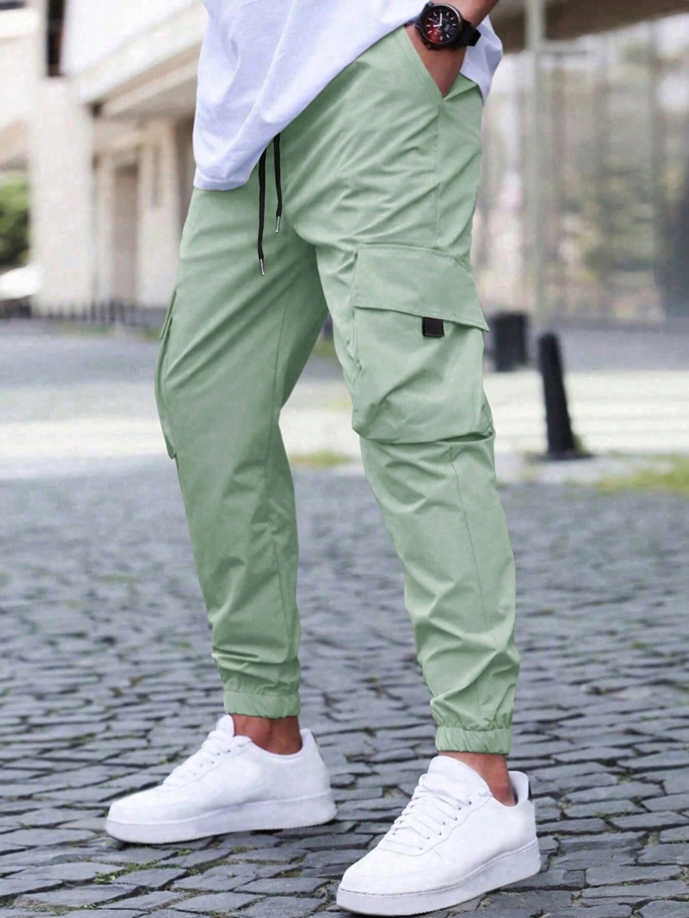 Joshua | Men Relaxed Fit Utility Cargo Jogger Pants