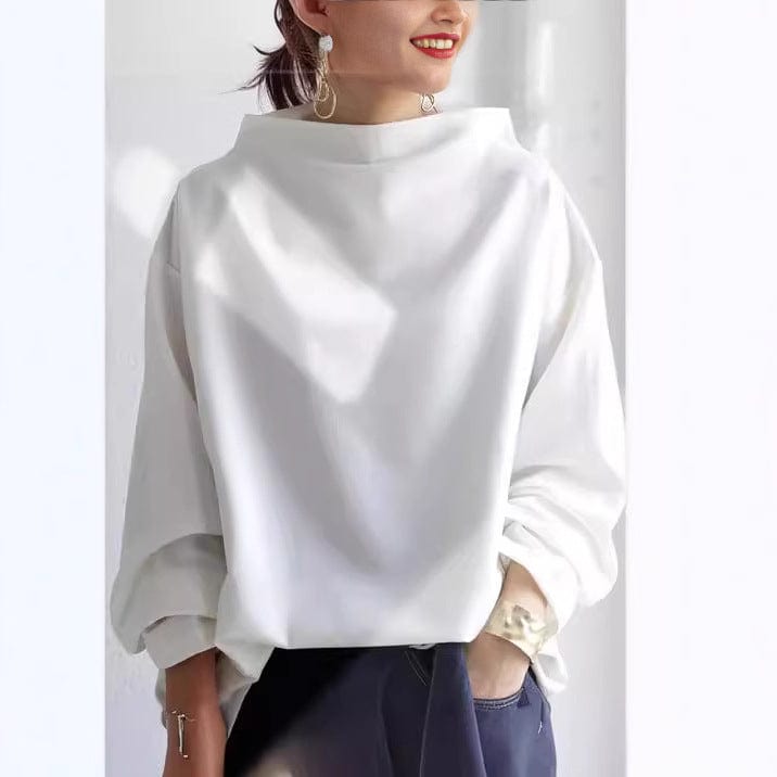 Bella | Women High-Neck Long Sleeve Top
