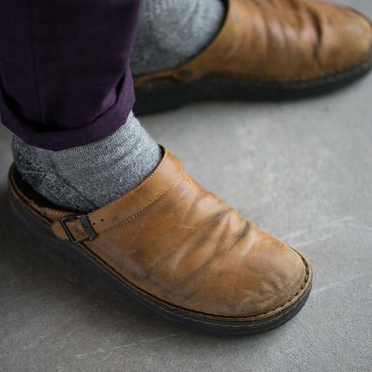 Noah™ | Men's Leather Arch Support Mules