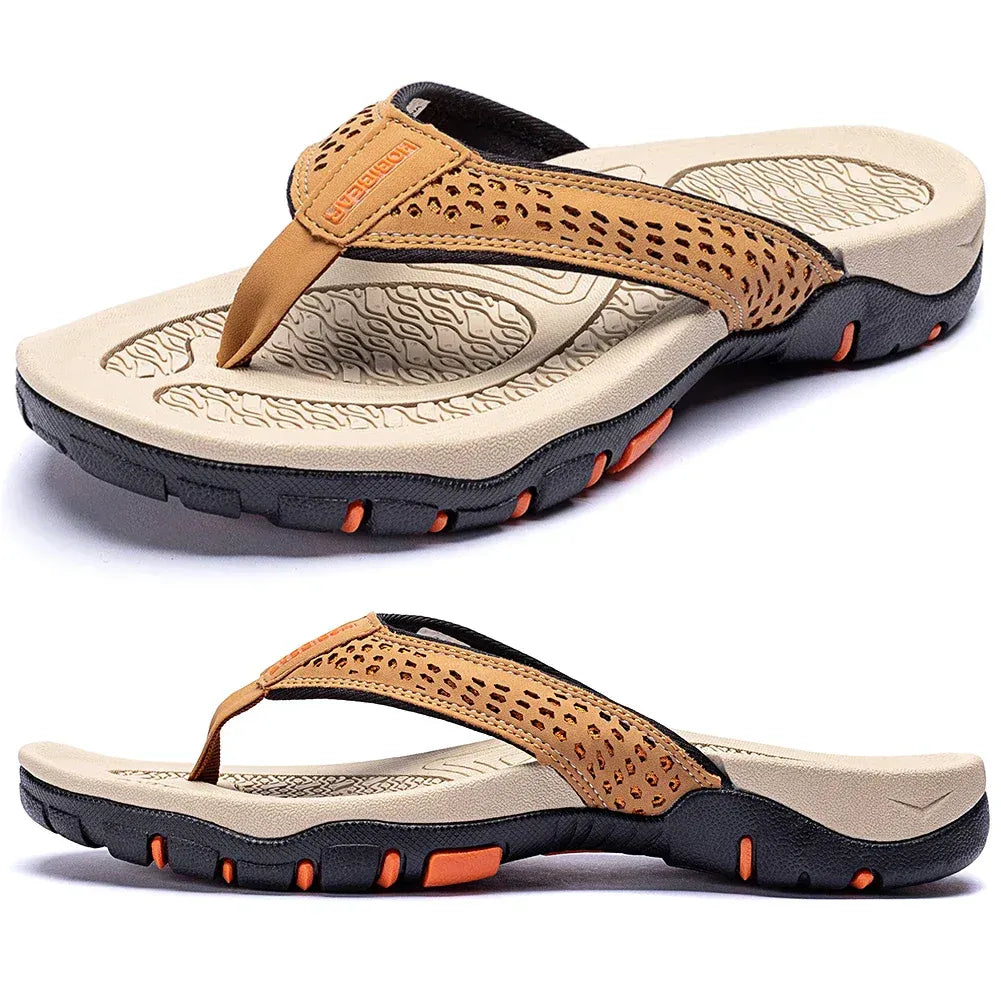 Noah™ | Orthopedic Men's Athletic Flip Flops with Arch Support