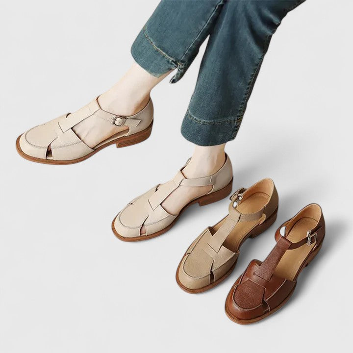 Thalina | Elegant Mary Jane Strap Orthopedic Sandals