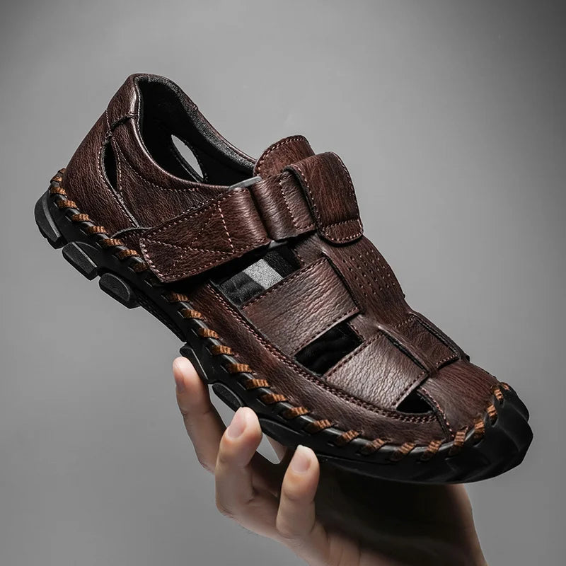 Noah™ | Men Leather Fisherman Sandals