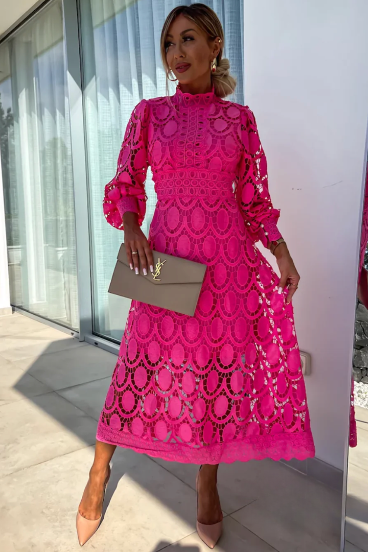 Emily | Women's Long Sleeve Cutout Party Dress