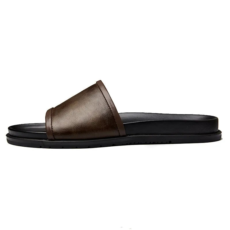 Noah™ | Luxury Leather Slides