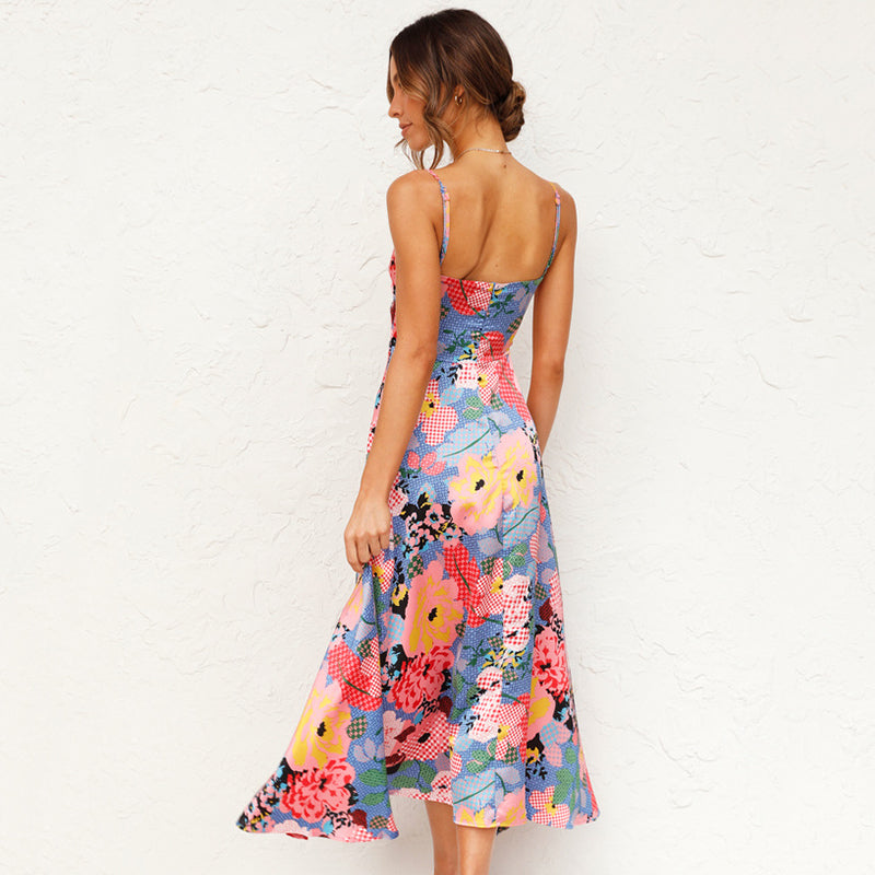 Holly | Women’s Wedding Guest Printed Maxi Dress