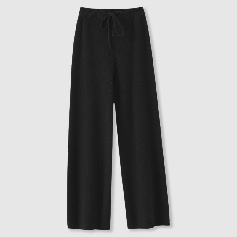 Eva | Women’s Winter Wide Leg Knit Pants